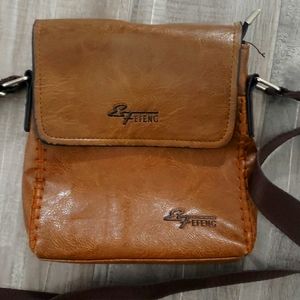 Leather Messenger Bag